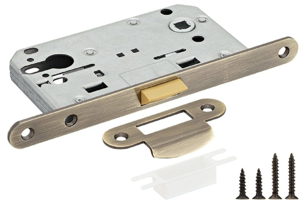 Замок под цилиндр пластиковый Rucetti RP1885 AB Бронза античная