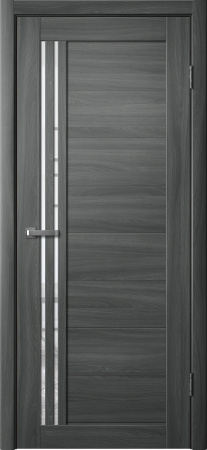 Межкомнатная дверь FlyDoors 270 ДО  Ясень графит/ Мателюкс бронза  600х2000