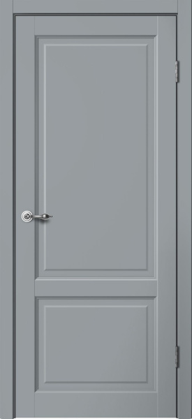 Межкомнатная дверь FlyDoors C2 ДГ Эмалит Серый 600х2000
