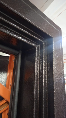 Входная дверь Страж 3К Броня Классика Антик медь/ Ясень белый 860х2050 Правое