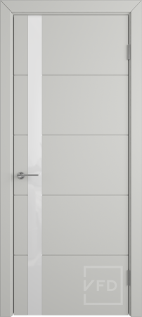 Межкомнатная дверь VFD Trivia ДО Cotton/ White Gloss 800х2000