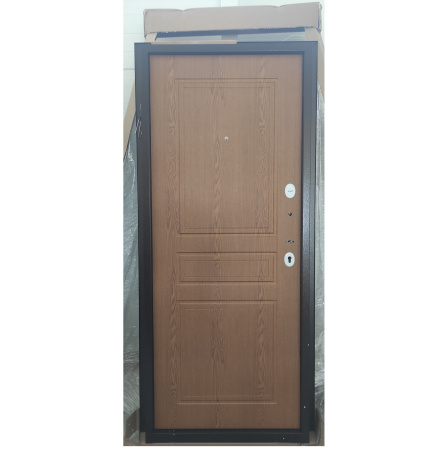 Входная дверь Промет Титан Медный антик/ Лесной орех 860х2050 Левое