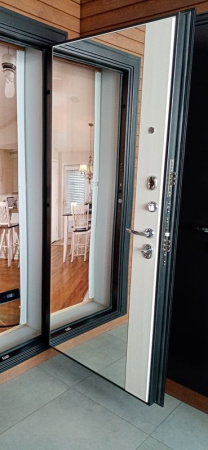 Входная дверь Страж 3К Панорама Зеркало 3/4