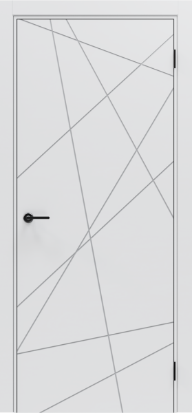 Межкомнатная дверь Portika ПТА-15 В Shellac White 600х2000 (Защелка магнит. WC)