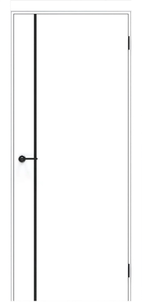 Межкомнатная дверь Portika ПТА-50.11 В Shellac White 900х2000 (Защелка магнит. WC)