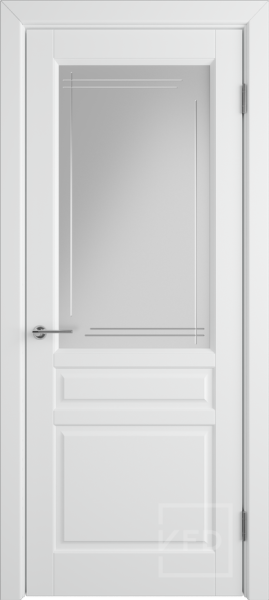 Межкомнатная дверь VFD Stockholm ДО Polar/ Crystal Cloud L 600х2000