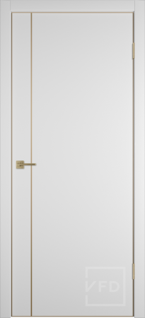 Межкомнатная дверь VFD Urban 1V Emalex Ice/ кромка GE с 4-х сторон 700х2000 (Врезка под замок)