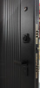 Входная дверь Берлога Тринити Элемент 2П Фрейда черный кварц/ Эмалит арктик 870х2060 Правое