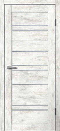 Межкомнатная дверь FlyDoors B2 ДО  Ель альпийская/ Мателюкс  800х2000