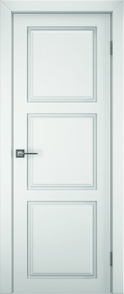 Межкомнатная дверь Synergy Фрэско ДГ Белый матовый 900х2000