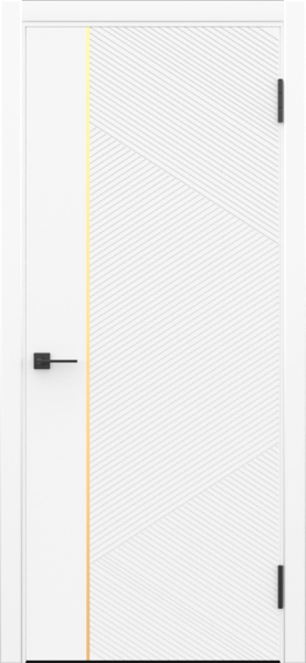 Межкомнатная дверь Дубрава Сибирь Орион ПЭТ Айс 600х2000